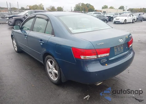 2007 Hyundai Sonata Limited/Se V6 из США, поврежденный, VIN 5NPEU46F37H186126